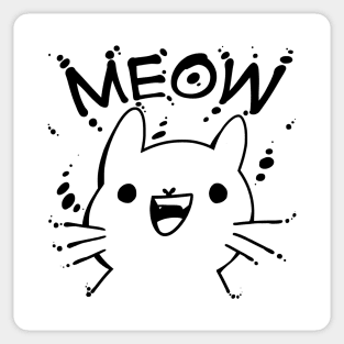 MeoWing white kitten Sticker